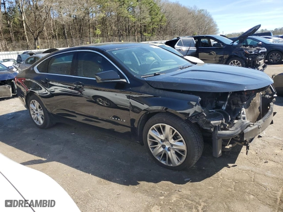 2016 Chevrolet Impala LS with VIN 2G11Z5SA3G9203017, listed as a Copart auction lot 48691155 with 123,100 mi miles and Salvage Title. Bid and sale history available at carsss.com. Image 4.
