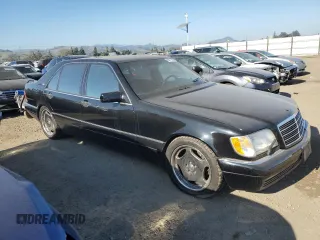 1999 Mercedes-Benz S-Class with VIN WDBGA51G1XA424990, listed as a Copart auction lot 89411825 with 160,021 mi miles and Salvage Title. Bid and sale history available at carsss.com. Image 4.