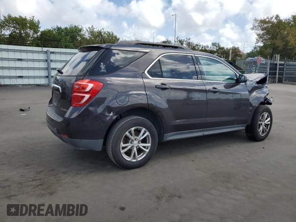 2016 Chevrolet Equinox LT with VIN 2GNALCEK3G6135179, listed as a Copart auction lot 51582785 with 48,526 mi miles and Salvage Title. Bid and sale history available at carsss.com. Image 3.