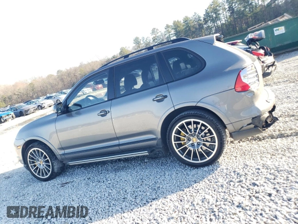 2009 Porsche Cayenne Turbo with VIN WP1AC29P79LA81564, listed as a Copart auction lot 43852815 with 71,760 mi miles and Salvage Title. Bid and sale history available at carsss.com. Image 2.