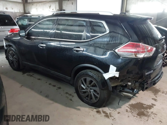 2016 Nissan Rogue SL with VIN 5N1AT2MT5GC871234, listed as a IAAI auction lot 41756018 with 102,295 mi miles. Bid and sale history available at carsss.com. Image 3.