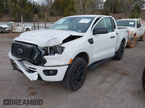 2022 Ford Ranger XL with VIN 1FTER4FHXNLD41847, listed as a IAAI auction lot 41821218 with 123,549 mi miles. Bid and sale history available at carsss.com. Image 2.