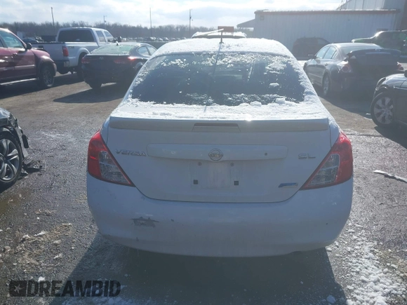 2013 Nissan Versa SV with VIN 3N1CN7AP8DL840350, listed as a IAAI auction lot 41366421 with 145,781 mi miles and . Bid and sale history available at DreamBid. Image 16.