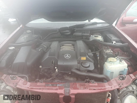 2002 Mercedes-Benz E 320 with VIN WDBJF82J22X070566, listed as a Copart auction lot 55964535 with 238,240 mi miles and Salvage Title. Bid and sale history available at DreamBid. Image 11.