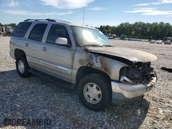 2004 GMC Yukon SLE with VIN 1GKEC13V54R140805, listed as a Copart auction lot 62838324 with 0 mi miles and Salvage Title. Bid and sale history available at carsss.com. Image 4.