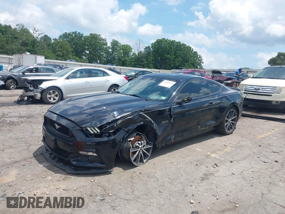 2016 Ford Mustang GT with VIN 1FA6P8CF7G5332184, listed as a IAAI auction lot 42469612 with 56,593 mi miles and . Bid and sale history available at DreamBid. Image 2.