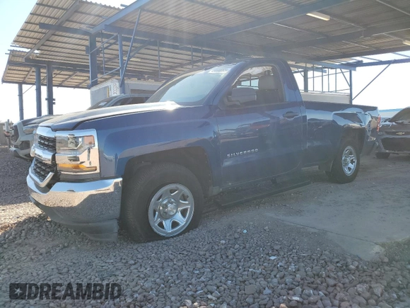 2017 Chevrolet Silverado 1500 LS with VIN 1GCNCNEH1HZ121555, listed as a Copart auction lot 49890065 with 87,704 mi miles and Salvage Title. Bid and sale history available at carsss.com. Image 1.