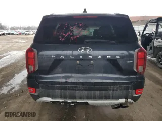 2020 Hyundai Palisade SEL with VIN KM8R3DHE3LU105338, listed as a Copart auction lot 44519315 with 134,946 mi miles and Salvage Title. Bid and sale history available at carsss.com. Image 6.