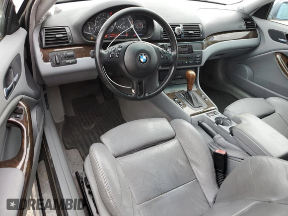 2001 BMW 3 Series 330Ci with VIN WBABN53441JU35456, listed as a Copart auction lot 51002865 with 155,045 mi miles and Salvage Title. Bid and sale history available at carsss.com. Image 8.