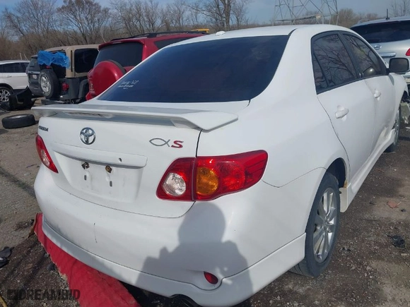 2010 Toyota Corolla with VIN 1NXBU4EE9AZ169867, listed as a IAAI auction lot 41791482 with 184,417 mi miles. Bid and sale history available at carsss.com. Image 4.