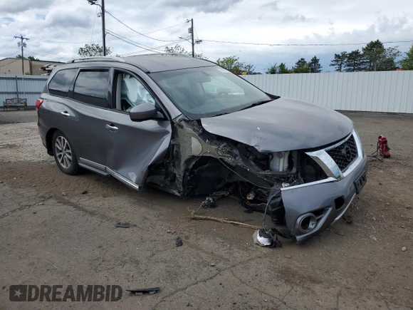 2015 Nissan Pathfinder SL с VIN 5N1AR2MM3FC601943, выставлен на аукционе Copart как лот 56556445 с пробегом Не указан миль и Списание • Salvage title. История ставок и продаж доступна на DreamBid. Изображение 4.