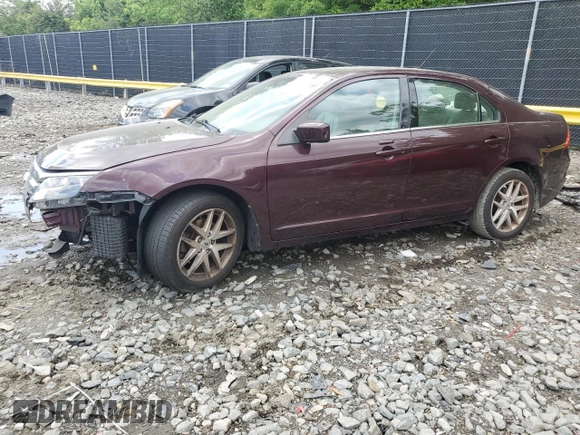 2012 Ford Fusion SEL with VIN 3FAHP0JA9CR308736, listed as a Copart auction lot 58569775 with 184,857 mi miles and Non repairable. Bid and sale history available at DreamBid. Image 1.