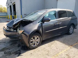 2016 Honda Odyssey EX-L with VIN 5FNRL5H60GB011760, listed as a Copart auction lot 52139634 with 178,923 mi miles and Salvage Title. Bid and sale history available at carsss.com. Image 1.