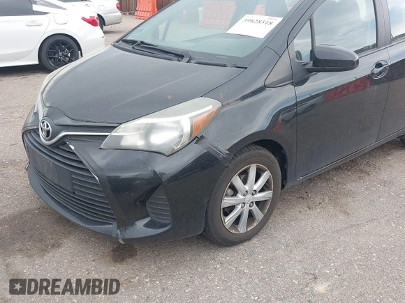2015 Toyota Yaris L with VIN VNKKTUD33FA017154, listed as a IAAI auction lot 39828518 with 248,632 mi miles. Bid and sale history available at carsss.com. Image 6.