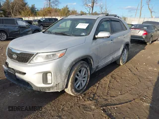 2015 Kia Sorento LX with VIN 5XYKT4A7XFG620814, listed as a IAAI auction lot 41454361 with 155,422 mi miles. Bid and sale history available at carsss.com. Image 19.