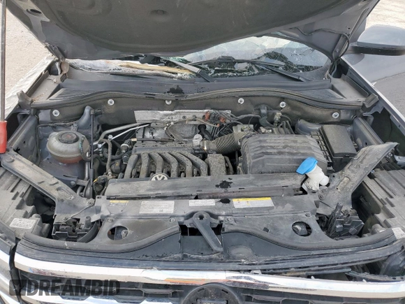2022 Volkswagen Atlas SE with VIN 1V2JE2CA5NC222009, listed as a Copart auction lot 58000185 with 64,173 mi miles and Salvage title. Bid and sale history available at DreamBid. Image 12.