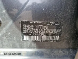 2024 Subaru Impreza with VIN JF1GUABC3R8231107, listed as a Copart auction lot 46775975 with 13,433 mi miles and Salvage Title. Bid and sale history available at carsss.com. Image 13.