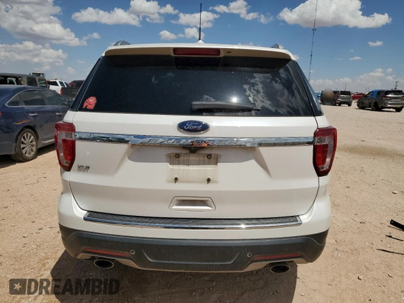 2018 Ford Explorer XLT z VIN 1FM5K7D87JGC70257, wystawiony jako Copart lot #54946765 z przebiegiem 80 706 mil mil oraz Szkoda całkowita • Salvage title. Historia ofert i sprzedaży dostępna na DreamBid. Obrazek 6.