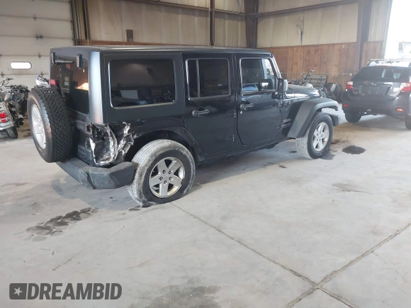 2018 Jeep Wrangler Unlimited Sport S with VIN 1C4HJWDG5JL888349, listed as a IAAI auction lot 40764318 with 61,419 mi miles and . Bid and sale history available at DreamBid. Image 4.