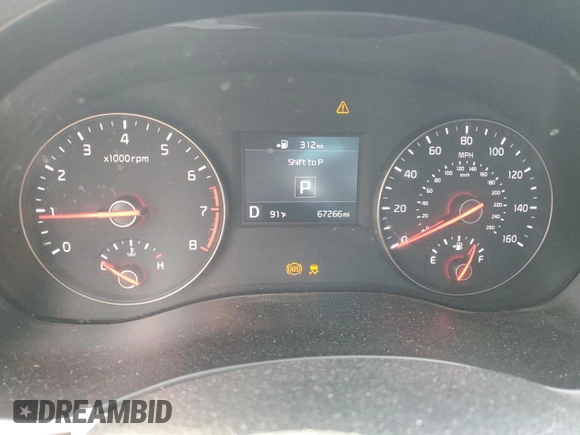 2017 Kia Cadenza Premium with VIN KNALC4J13H5091215, listed as a Copart auction lot 80734974 with 67,266 mi miles and Salvage Title. Bid and sale history available at carsss.com. Image 9.