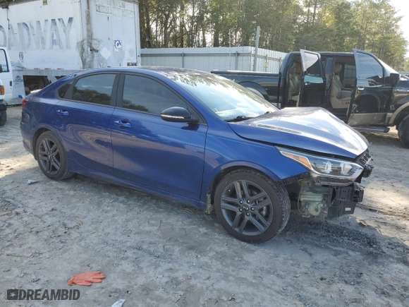 2020 Kia Forte GT-Line with VIN 3KPF34ADXLE155340, listed as a Copart auction lot 47214855 with 98,278 mi miles and Non Repairable. Bid and sale history available at carsss.com. Image 4.