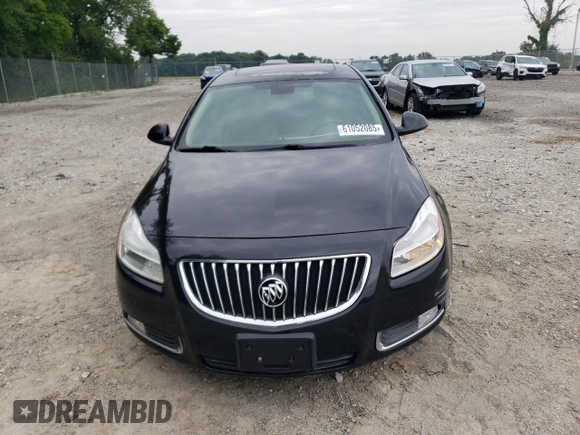 2011 Buick Regal CXL RL6 with VIN W04GU5GC1B1008129, listed as a Copart auction lot 61052085 with 125,218 mi miles and Clean title. Bid and sale history available at DreamBid. Image 5.
