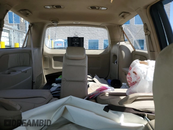 2005 Honda Odyssey EX-L with VIN 5FNRL38785B093344, listed as a Copart auction lot 53192505 with Not provided miles and Salvage title. Bid and sale history available at DreamBid. Image 10.