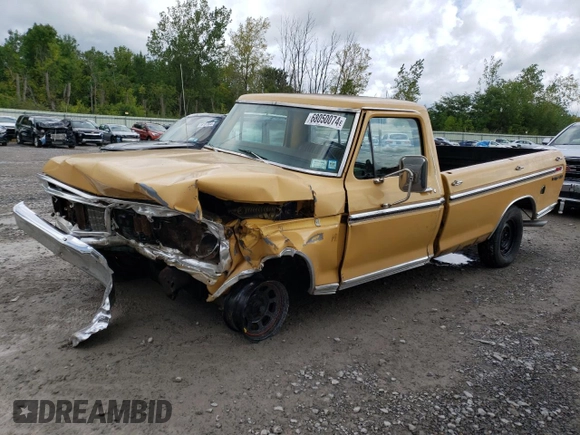 1974 Ford Ranger with VIN F10YNT61094, listed as a Copart auction lot 68050074 with 172,188 mi miles and Salvage Title. Bid and sale history available at DreamBid. Image 1.
