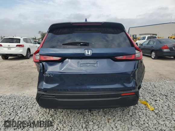 2025 Honda CR-V EX with VIN 7FARS4H46SE005308, listed as a Copart auction lot 45758325 with 5,158 mi miles and Salvage Title. Bid and sale history available at DreamBid. Image 6.