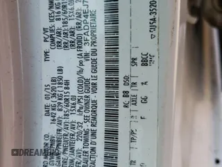 2015 Ford Fiesta SE z VIN 3FADP4EJ7FM169000, wystawiony jako Copart lot #64402674 z przebiegiem 191 221 mil mil oraz Szkoda całkowita • Salvage title. Historia ofert i sprzedaży dostępna na DreamBid. Obrazek 13.