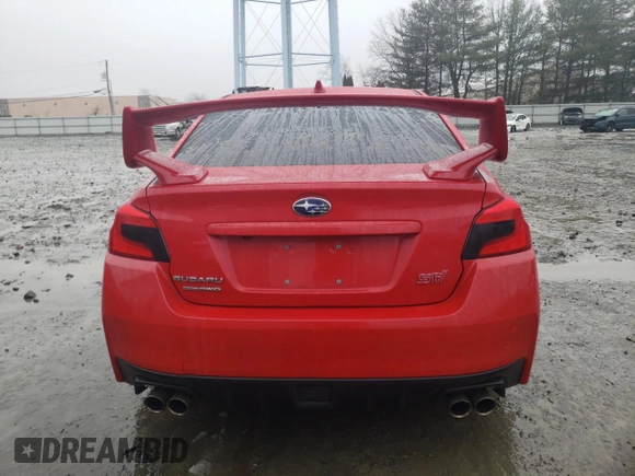 2020 Subaru WRX STI Limited with VIN JF1VA2Y66L9804302, listed as a Copart auction lot 44375725 with 34,734 mi miles and Salvage Title. Bid and sale history available at carsss.com. Image 6.
