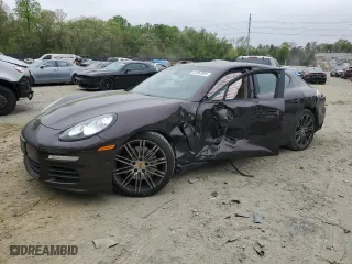 2015 Porsche Panamera 4 with VIN WP0AA2A73FL002308, listed as a Copart auction lot 51552894 with 0 mi miles and Salvage Title. Bid and sale history available at carsss.com. Image 1.