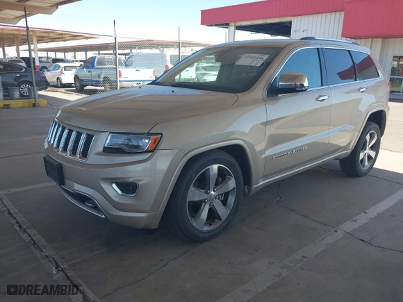 2014 Jeep Grand Cherokee Overland with VIN 1C4RJFCT4EC400565, listed as a IAAI auction lot 41937436 with 56,481 mi miles. Bid and sale history available at carsss.com. Image 16.