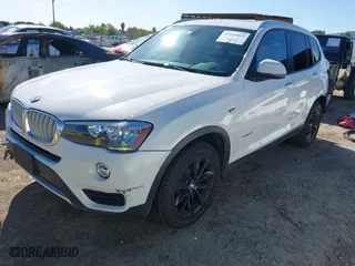2015 BMW X3 sDrive28i with VIN 5UXWZ7C58F0M82742, listed as a IAAI auction lot 41944819 with 88,279 mi miles. Bid and sale history available at carsss.com. Image 2.