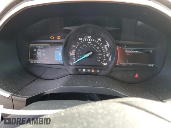 2016 Ford Edge SEL with VIN 2FMPK3J95GBC18172, listed as a Copart auction lot 48594205 with 63,122 mi miles and Salvage Title. Bid and sale history available at carsss.com. Image 9.