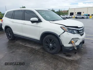 2018 Honda Pilot EX-L with VIN 5FNYF5H55JB031472, listed as a IAAI auction lot 42596281 with 81,607 mi miles and . Bid and sale history available at DreamBid. Image 1.