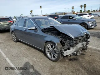 2018 Mercedes-Benz S with VIN WDDUG6GB8JA358763, listed as a Copart auction lot 51152115 with 39,616 mi miles and Salvage Title. Bid and sale history available at carsss.com. Image 4.