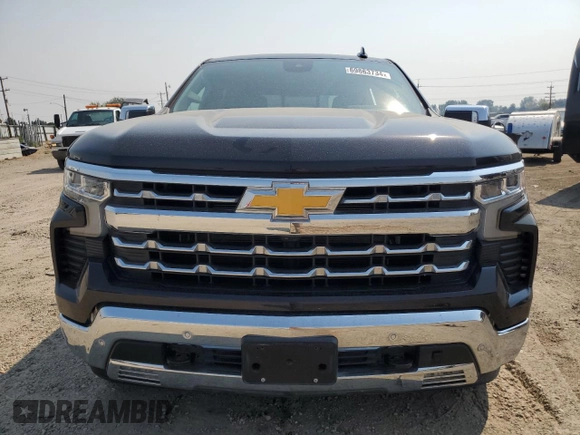 2023 Chevrolet Silverado 1500 LTZ with VIN 1GCUDGED4PZ295216, listed as a Copart auction lot 69863734 with 16,468 mi miles and Salvage Title. Bid and sale history available at carsss.com. Image 5.
