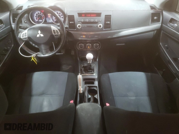 2011 Mitsubishi Lancer GTS with VIN JA32U8FW9BU025481, listed as a Copart auction lot 88100745 with 117,975 mi miles and Salvage Title. Bid and sale history available at carsss.com. Image 8.