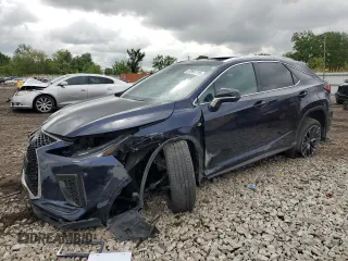 2021 Lexus RX 350 F Sport with VIN 2T2SZMDA1MC296579, listed as a Copart auction lot 57961715 with 40,336 mi miles and Salvage title. Bid and sale history available at DreamBid. Image 1.
