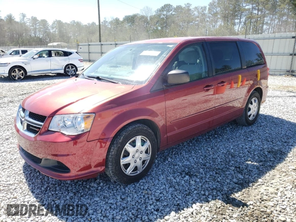 2014 Dodge Grand Caravan American Value with VIN 2C4RDGBG3ER323793, listed as a Copart auction lot 49095945 with 102,129 mi miles and Salvage Title. Bid and sale history available at DreamBid. Image 1.