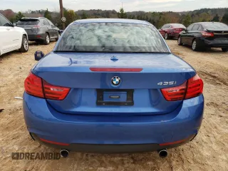 2015 BMW 4 Series 435i with VIN WBA3T3C58FP738896, listed as a Copart auction lot 80750474 with 105,430 mi miles and Salvage Title. Bid and sale history available at carsss.com. Image 6.