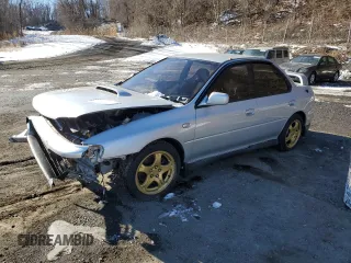 1995 Subaru Impreza with VIN GC8028204, listed as a Copart auction lot 41823865 with 123,670 mi miles and Salvage title. Bid and sale history available at DreamBid. Image 1.