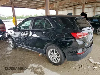 2024 Chevrolet Equinox LS with VIN 3GNAXHEG0RL366097, listed as a Copart auction lot 61048045 with 22,968 mi miles and Salvage title. Bid and sale history available at DreamBid. Image 2.