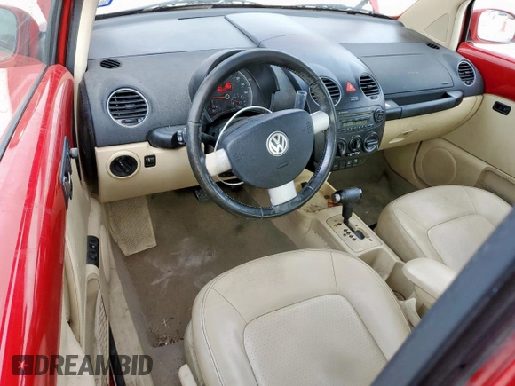 2009 Volkswagen Beetle S with VIN 3VWRW31C29M518537, listed as a Copart auction lot 56769005 with 192,933 mi miles and Salvage title. Bid and sale history available at DreamBid. Image 8.