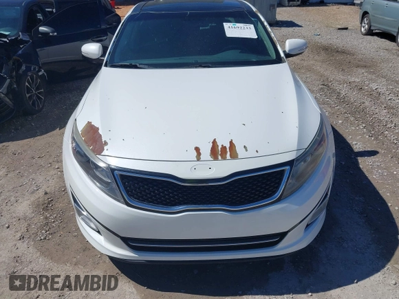 2015 Kia Optima SX Turbo with VIN 5XXGR4A62FG391450, listed as a IAAI auction lot 41692233 with 144,761 mi miles. Bid and sale history available at carsss.com. Image 12.
