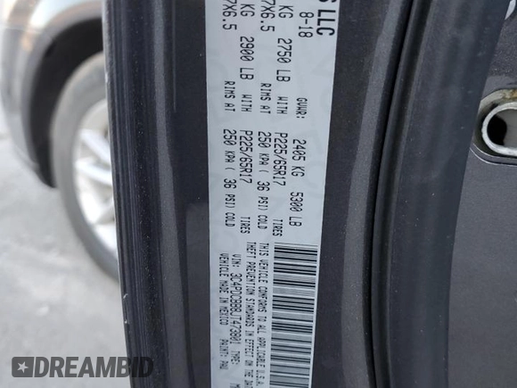 2018 Dodge Journey SXT with VIN 3C4PDCBB8JT473801, listed as a Copart auction lot 88554645 with 91,053 mi miles and Salvage Title. Bid and sale history available at DreamBid. Image 15.