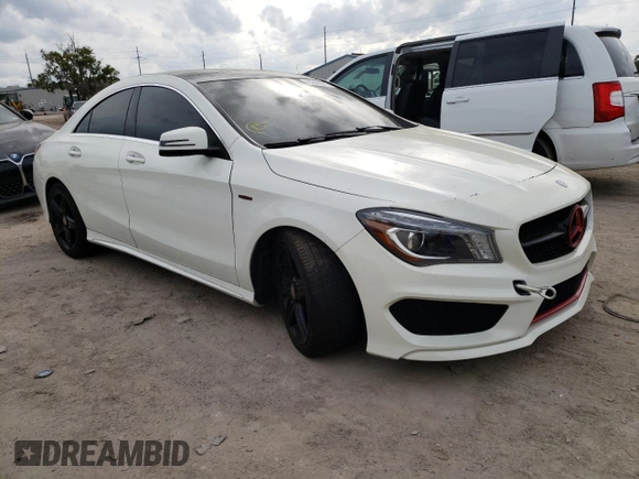 2015 Mercedes-Benz CLA 250 with VIN WDDSJ4EB7FN167447, listed as a Copart auction lot 45390694 with 71,593 mi miles and . Bid and sale history available at DreamBid. Image 4.