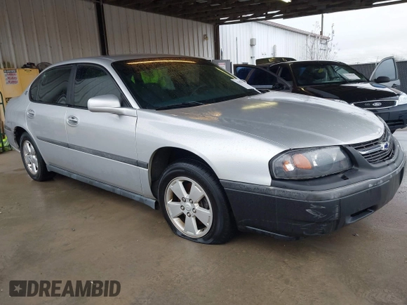 2004 Chevrolet Impala with VIN 2G1WF52E649136930, listed as a IAAI auction lot 41584522 with 141,104 mi miles and . Bid and sale history available at carsss.com. Image 1.