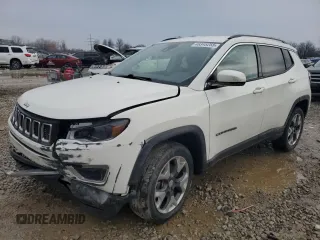2018 Jeep Compass Limited with VIN 3C4NJDCB4JT440556, listed as a Copart auction lot 46345255 with Not Provided miles and Salvage Title. Bid and sale history available at DreamBid. Image 1.